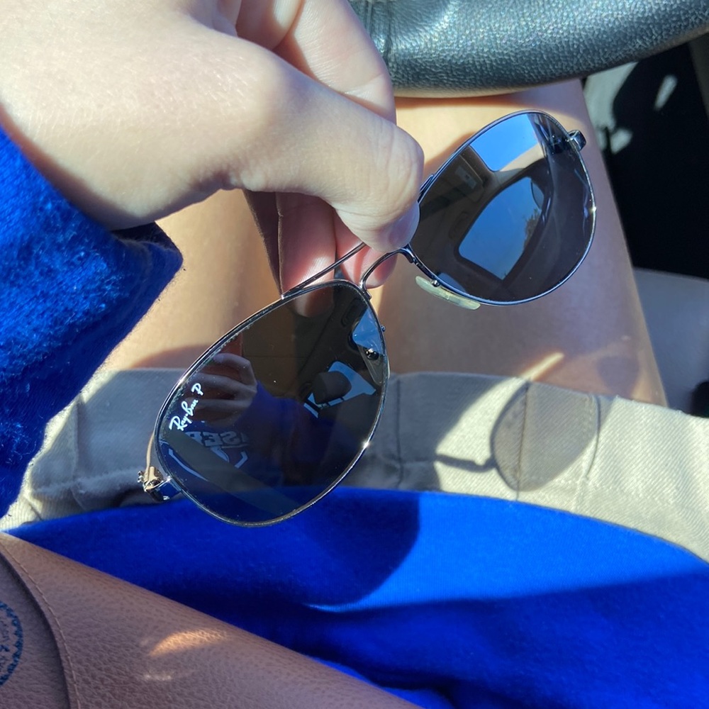 Ray Ban Carbon Fibre Aviators Polarized